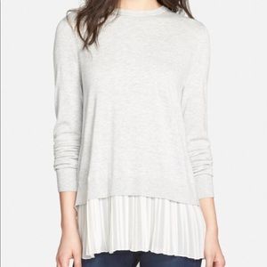Chelsea28 Pleated Hem Sweater